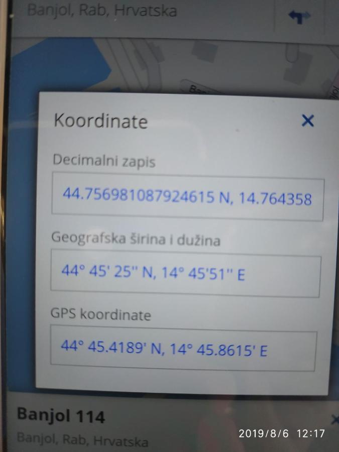 Apartmani Ivic Paka Rab Banjol Kültér fotó